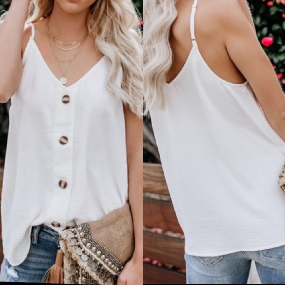 LAST 1! Button detail cami - Picture 8 of 8